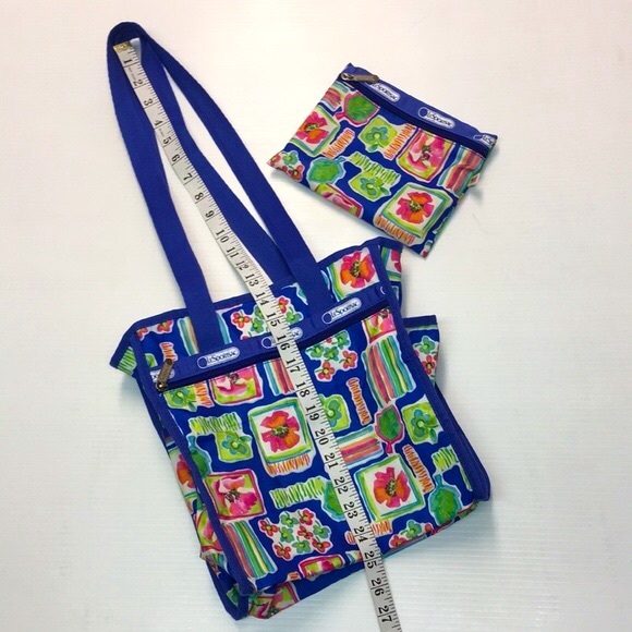 LeSportsac floral multi-purposes tote bag - Picture 9 of 14